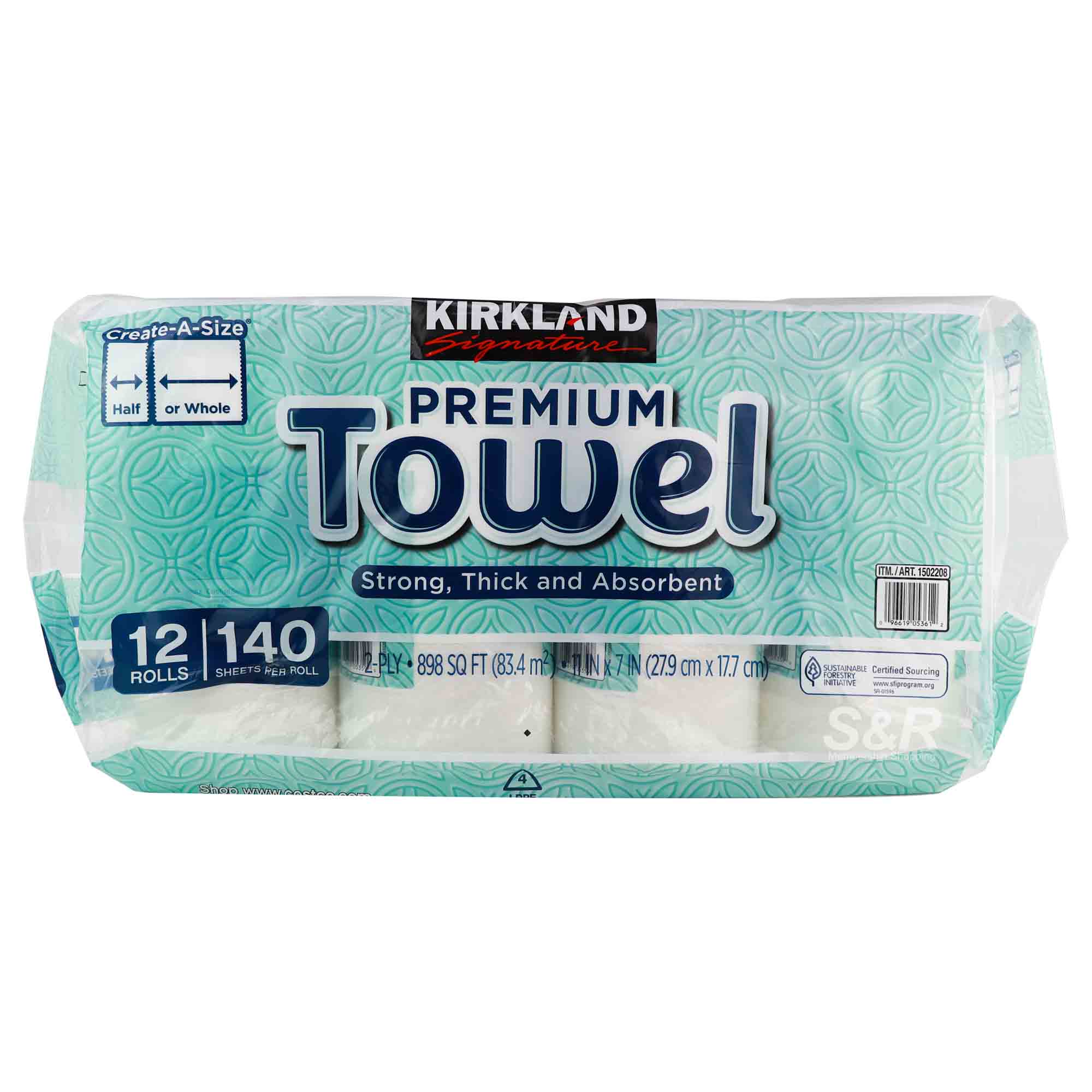 Kirkland Signature Premium Towel 12 rolls